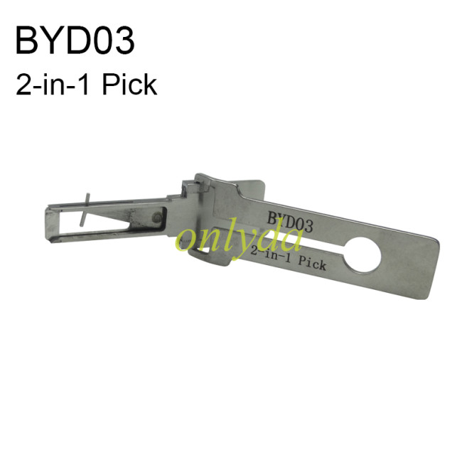 BYD03 lishi 2 in 1 decode and lockpick For BYD