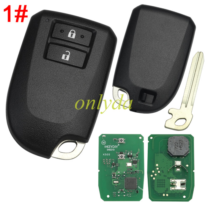 KEYDIY TB62-2/TB62-3 Smart Key Universal Remote Control,pls choose model