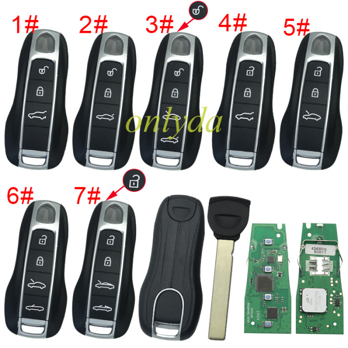(OEM Solution) KEYDIY MLB19 434mhz/315mhz MLB for Porsche Universal Smart Key, Works with Keydiy KD-MP, VVDI MLB Tool etc ,pls choose button