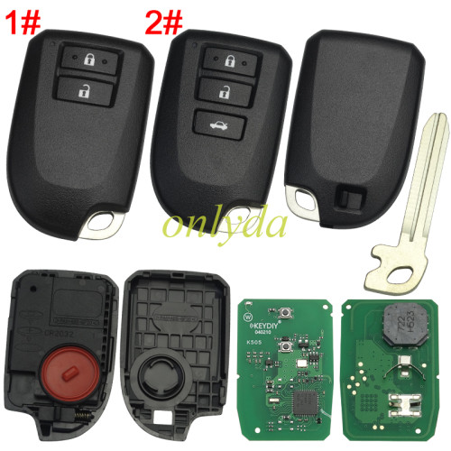 KEYDIY TB62-2/TB62-3 Smart Key Universal Remote Control,pls choose model