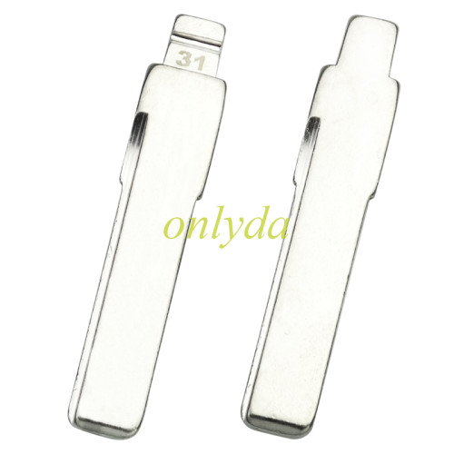KEYDIY 31# key blade  HU66 for VW key shell