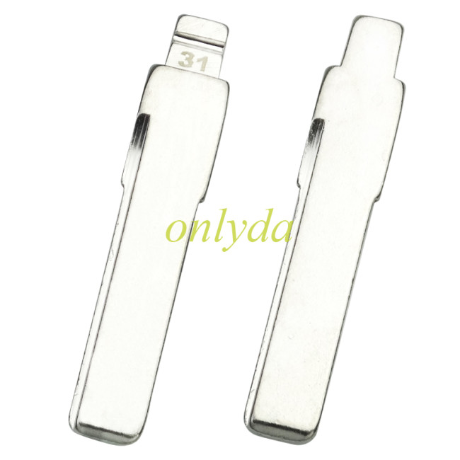 KEYDIY 31# key blade HU66 for VW key shell