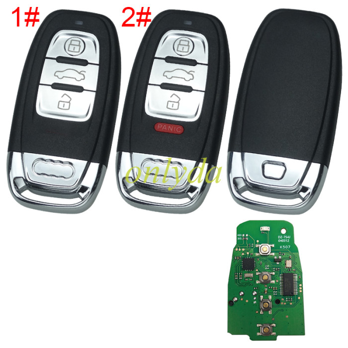 KEYDIY Remote key DZ-754J smart key 315mhz/433mhz for KDX2 and KD MAX,pls choose frequency