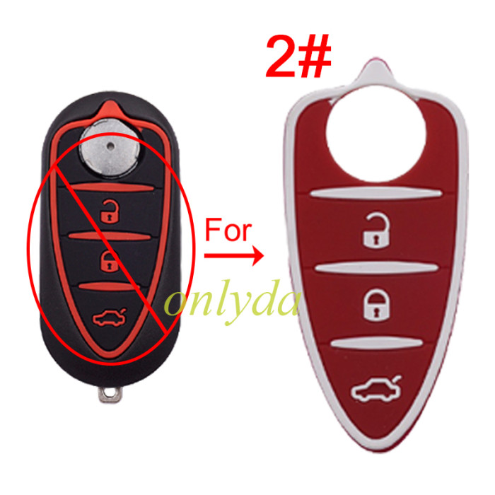 For Alfa 3 button remote key pad, pls choose color