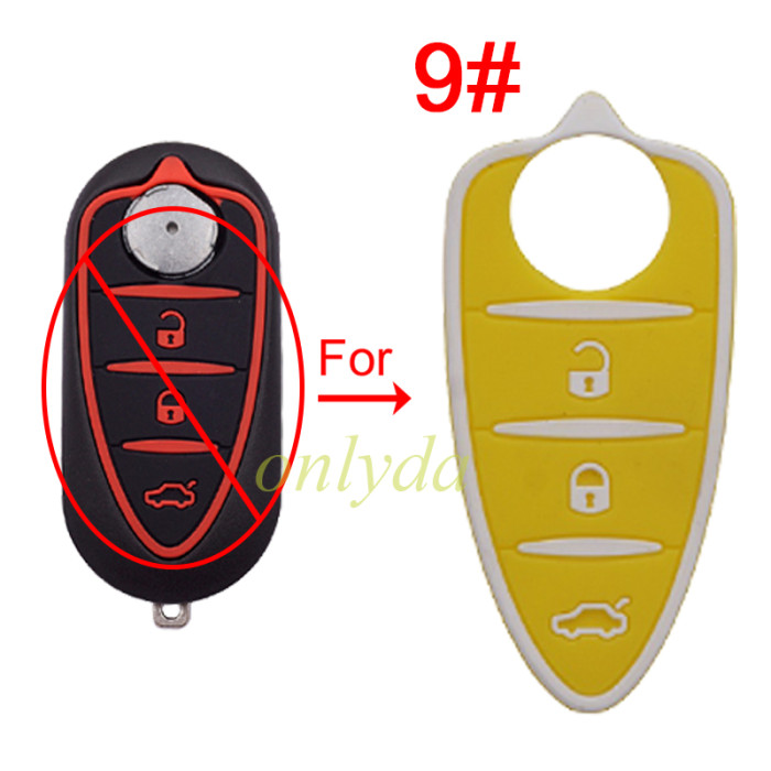 For Alfa 3 button remote key pad, pls choose color