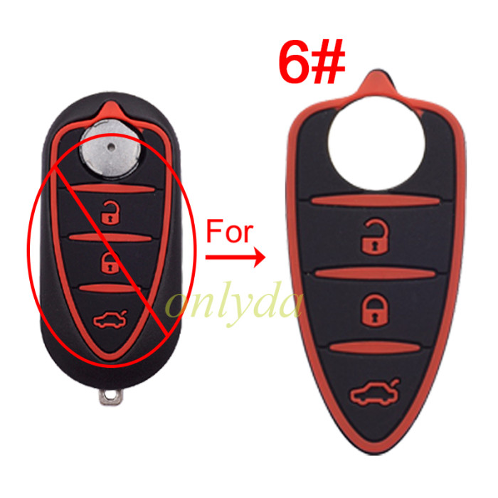 For Alfa 3 button remote key pad, pls choose color
