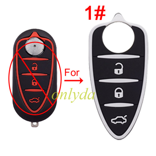 For Alfa 3 button remote key pad, pls choose color
