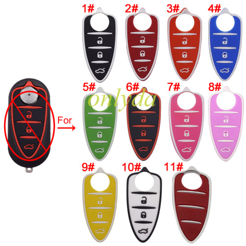 For Alfa 3 button remote key pad, pls choose color