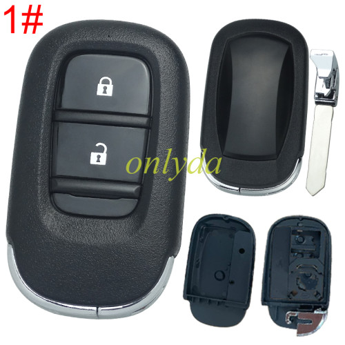 Modified Honda 11th generation Civic key case without badge,  fit for VVDI PCB