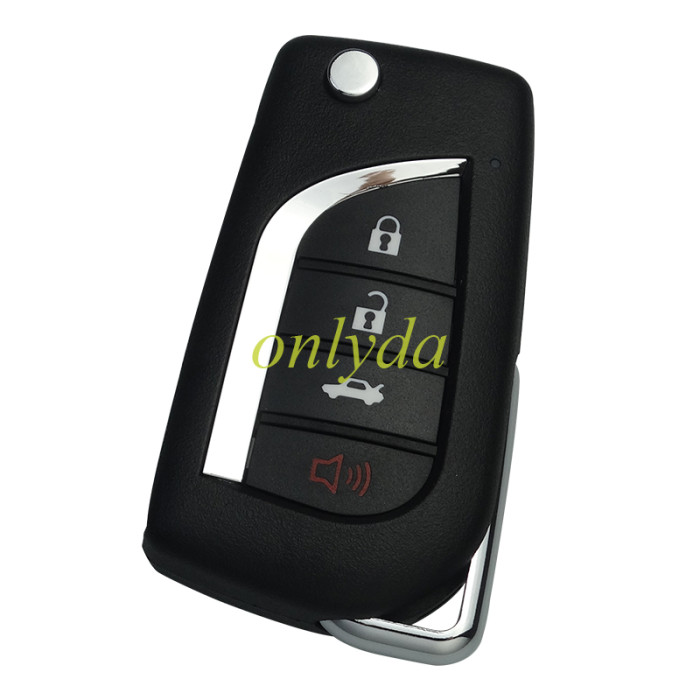 XKTO12EN  Xhorse Second Generation Universal Wired Remote Key for Toyota Style