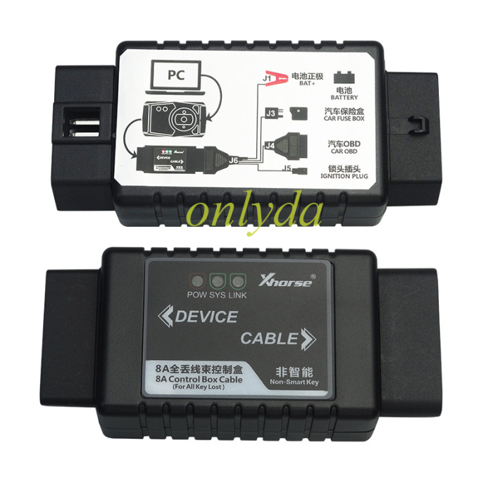 Xhorse XD8ANKEN 8A Non-smart Key Adapter For Toyota 8A Control Box Cable Support All Key Lost