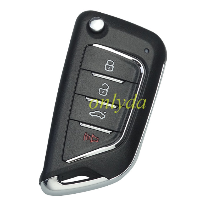 XKCD06EN Xhorse 4 Buttons  Fold Wired Remote 2nd Generation Universal Wired Remote Key (2nd generation of XKCD02EN)