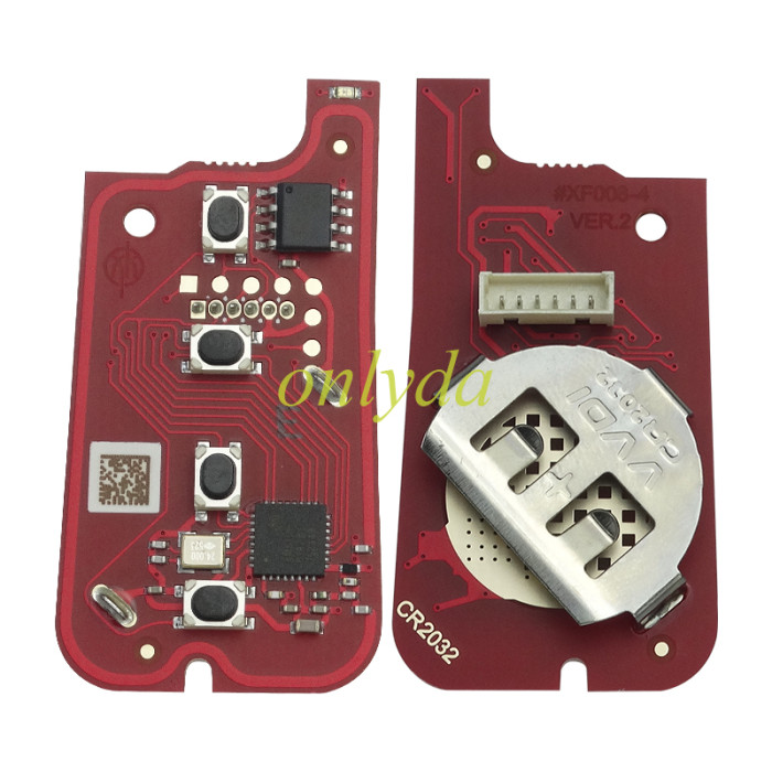 XKTO12EN  Xhorse Second Generation Universal Wired Remote Key for Toyota Style