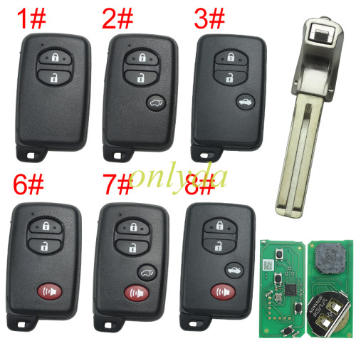 Xhorse XSTO03EN XM38 Smart Key Remote 4D 8A 4A All in One For Toyota