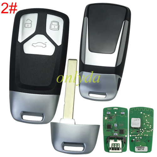 (Non-OEM Solution) KEYDIY MLB26 434 Mhz MLB for Audi Universal Smart Key , Works with Keydiy KD-MP, VVDI MLB Tool etc,pls choose button