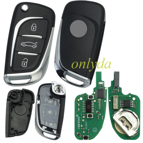KEYDIY 3 button remote key NB11 Multifunction 5 Models in  1 Model NB-ATT-36 NB-ATT-KLSL NB-ATT-46 NB-ETT-GM NB-XTT-47   for KDX2 and KD MAX to produce any model remote