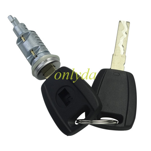 For Fiat door lock, left and right door lock set with SIP22 key blade