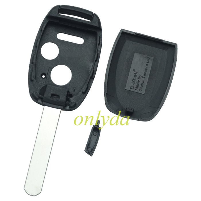 itopkey brand Honda upgrade remote key shell without badge（With chip slot place)