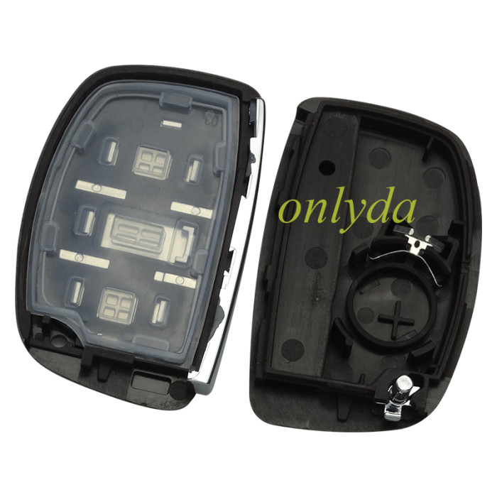 For Hyundai  remote key blank .with battery clip with badge,fit for original board , pls choose button