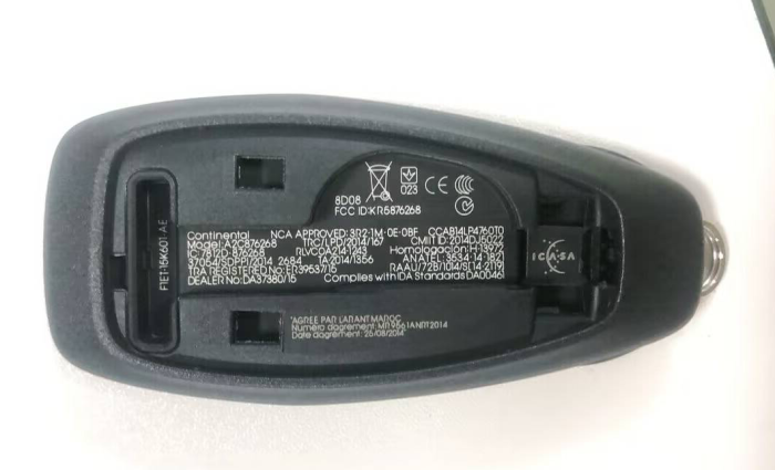original Ford Focus Keyless remote key with 434mhz with ID49 7953P chip  Ford FCCID:KR5876268 PN:F1ET-15K601-AE C-Max from 2015 Grand C-Max from 2015 Focus from 2015 Kuga from 2015 Mondeo from 2014