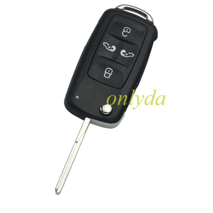 KYDZ  VW 4 button  with original MQB chip keyless go remote key  7N5837202AD 7N0837202D ID:2015DJ6124 434MHZ