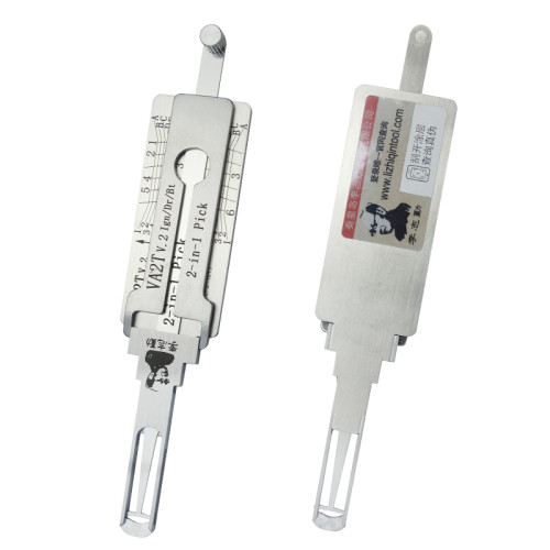 VA2T V.2 Ign/Dr/Bt 2-in-1 Pick, for ignition lock, door lock, and decoder, genuine !  used for Peugeot 307,408