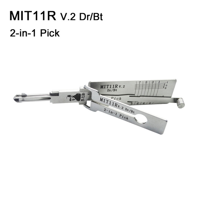 MIT11R V.2 Dr/Bt 2-in-1 Pick Mazda,Suzuki,Mitsubishi car decoder and lockpick combination genuine ! used for Mazda,Suzuki,Mitsubishi