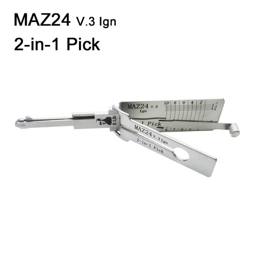 MAZ24 V.3 Ign 2 in 1 Pick decoder and lockpick only for ignition lock