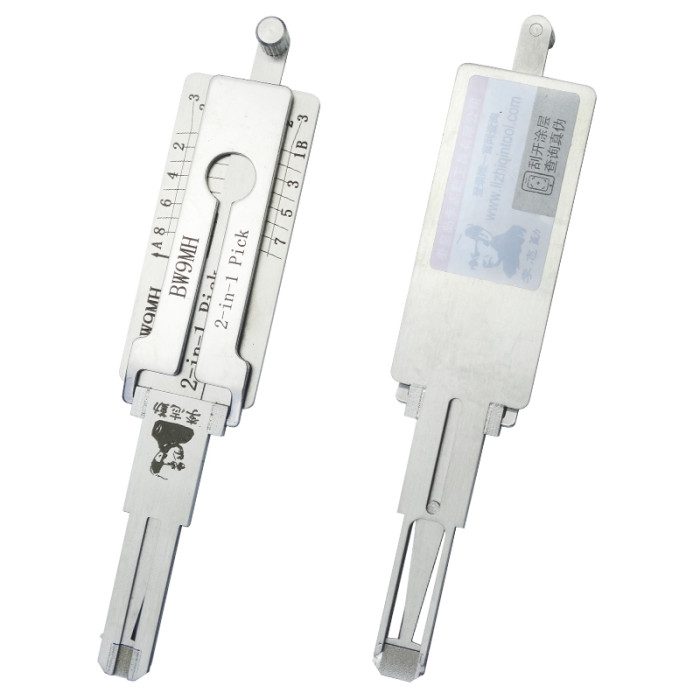 BW9MH BMW motorcycle 2 in 1 lockpick and decoder