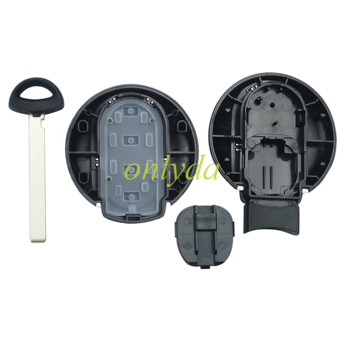 For BMW 3/3+1 button mini cooper remote shell without badge without Mini writing , pls choose button