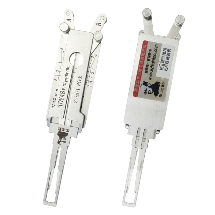 TOY48 v.3 Ign/Dr/Bt 2-in-1 Pick, for ignition lock, door lock, and decoder,  genuine !used for  Toyota Crown