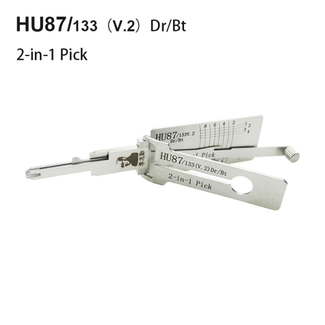 HU87/133(V.2)Dr/Bt Suzuki lock pick and decoder together 2 in 1 genuine ! used for Suzuki Alto, Swift, Tianyu, Jimny, Vitara