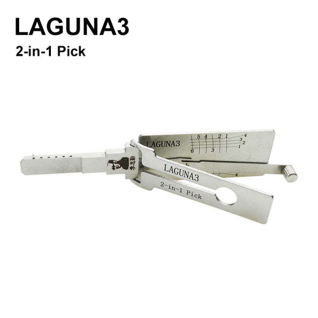 For Lishi laguna 3 lock pick and decoder together 2 in 1 used for Renault Laguna