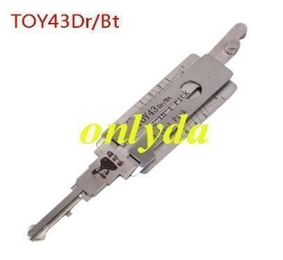 MOQ 20pcs Aftermarket ODM(Customize) High quality  2 in 1 tools，Toyota TOY43 8 Cut  Pick & Decoder -Twin Lifter -For Doors
