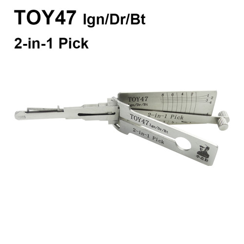 TOY47 Lishi 3 in 1 decode and lockpick for ToyotaTOY47 Lishi 3 in 1 decode and lockpick for Toyota