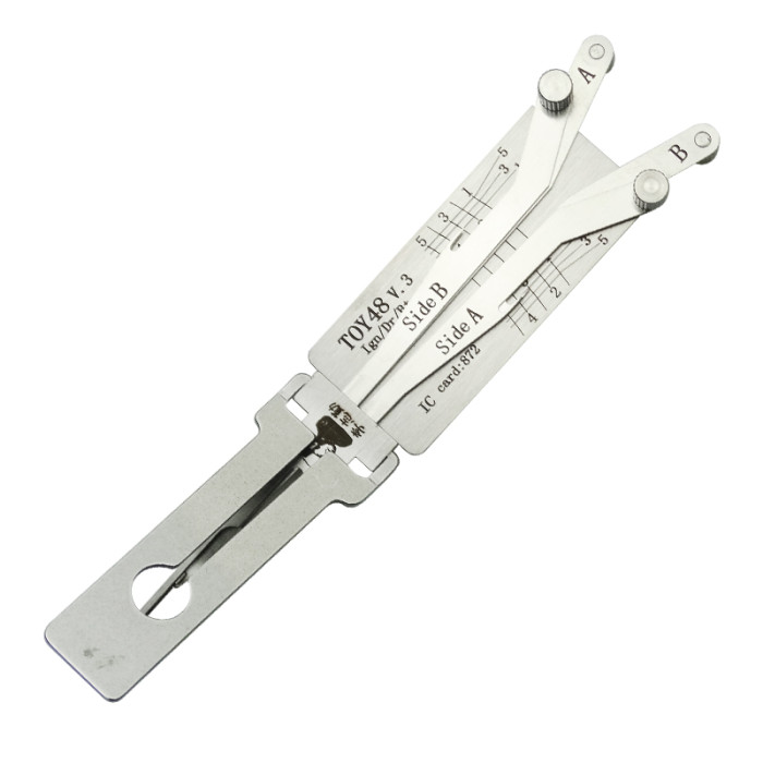 TOY48 v.3 Ign/Dr/Bt 2-in-1 Pick, for ignition lock, door lock, and decoder,  genuine !used for  Toyota Crown