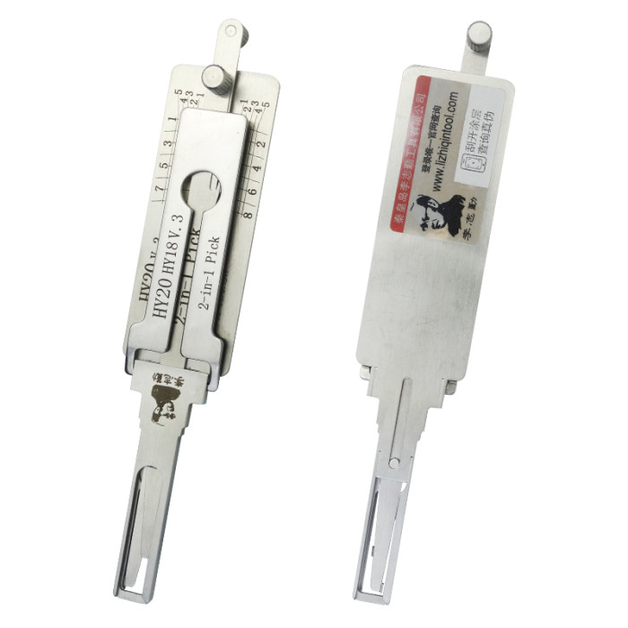For For Lishi Hyundai HY20 2 in 1 tool