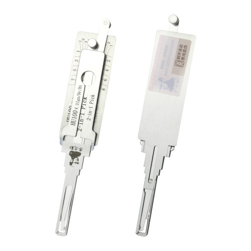 Buick, new opel-HU100 V.3Ign/Dr/Bt 2-in-1  Lock pick, for ignition lock, door lock, and decoder,1  genuine !used for Buick Regal, the new LaCrosse,  Hideo Cruze