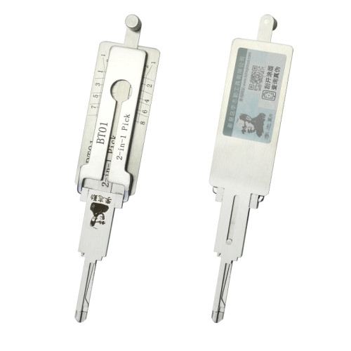BT-01 2 In 1 lock pick and decoder For Besturn B70