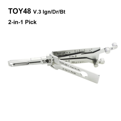 For Toy48-Toyota3-IN-1 Lock pick, for ignition lock, door lock, and decoder, genuine !used for  Toyota Crown