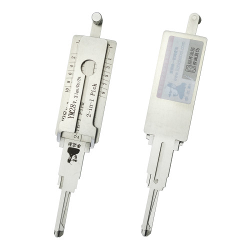 Buick YM28 V.3Ign/Dr/Bt 2-in-1 Pick Car decoder and lockpick combination  genuine !  used for Opel,Buick