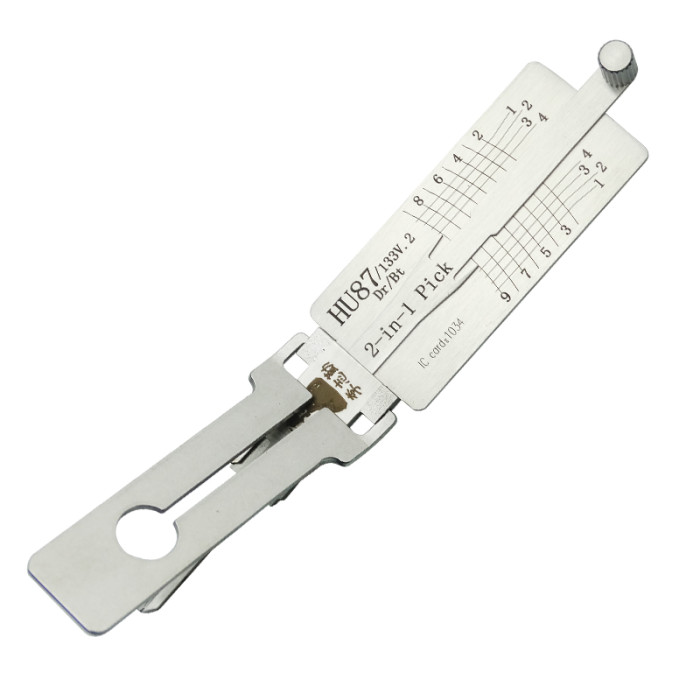 HU87/133(V.2)Dr/Bt Suzuki lock pick and decoder  together  2 in 1   genuine ! used for Suzuki Alto, Swift,  Tianyu, Jimny, Vitara