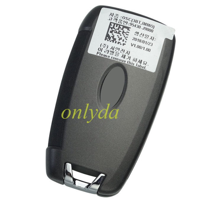 OEM Flipkey For Hyundai KONA  2018-2020  95430-J9800  Keyless REMOTE ENTRY FOB  3BUTTON  OEM PART #: 95430-J9800 FCC ID: OSCOKA-450T MODEL: OKA-450T TRANSMITTER ASSY (OSC)  100% NEW