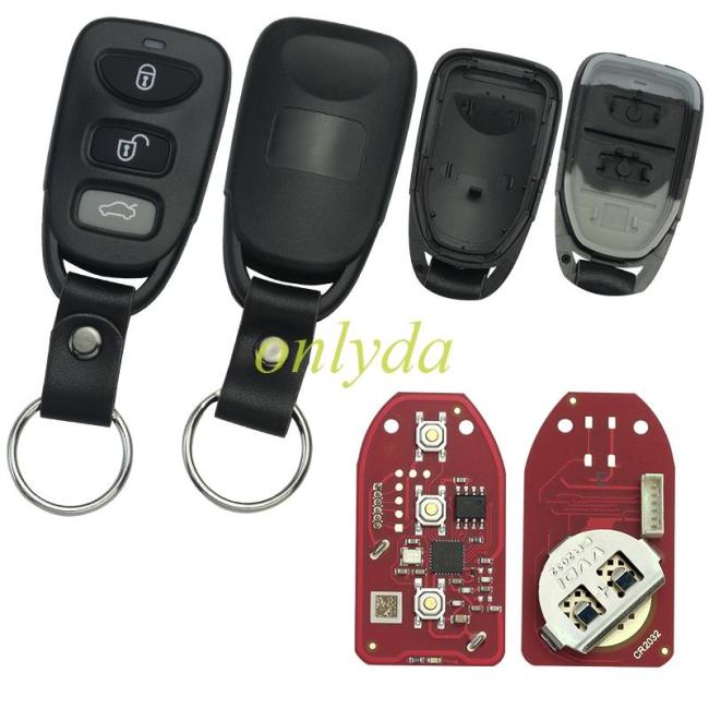 XKHY20EN Xhorse Universal Remote Key Fob 2nd Generation 3 Button for Hyundai Type