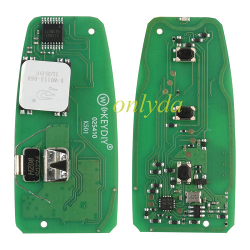 KeyDiy universal remote key HZ08-3 for Audi type
