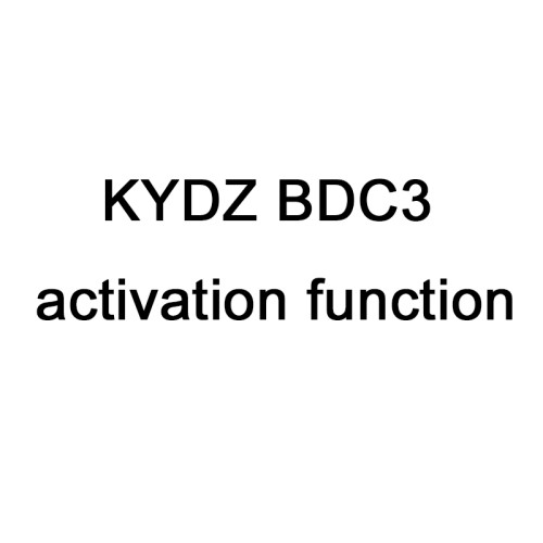 [Function Activation service ] KYDZ BDC3 activation function