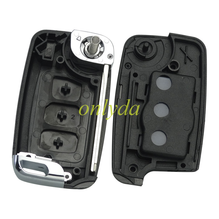 For Geely 3 button remote key blank,please choose the blade