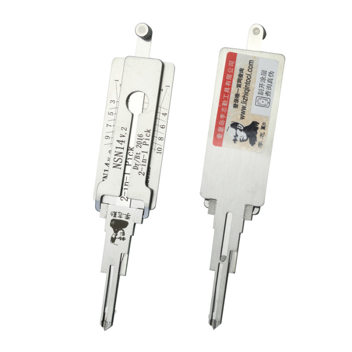 For Nissan and buick NSN14decoder and lockpick combination  genuine !  used for Nissan Teana, Tiida, sunlight, Sylphy, X-Trail, Qashqai, Infiniti