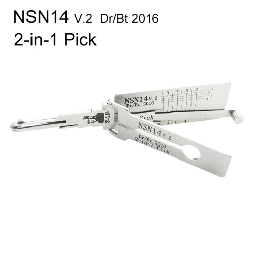For Nissan and buick NSN14decoder and lockpick combination  genuine !  used for Nissan Teana, Tiida, sunlight, Sylphy, X-Trail, Qashqai, Infiniti