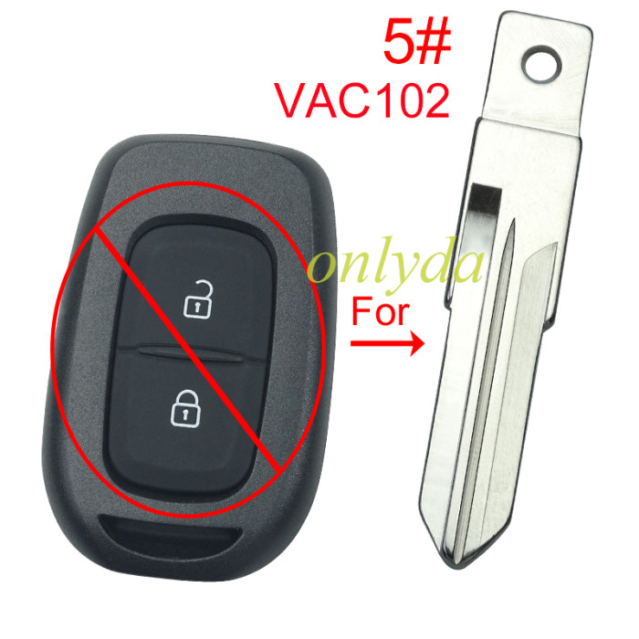 For Renault remote key blade , please choose model